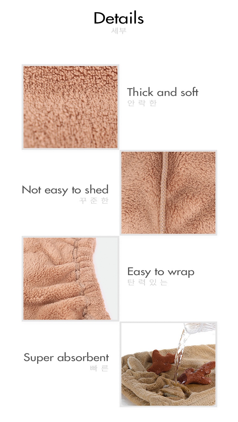 Cartoon Hair Drying Cap-3